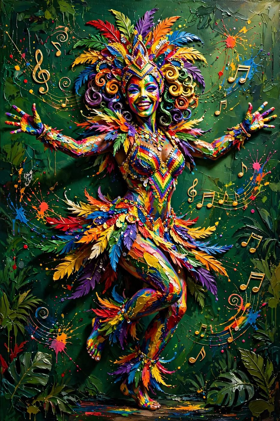 Brazilian Samba Carnival, from Dancing Nations by Justin Beck