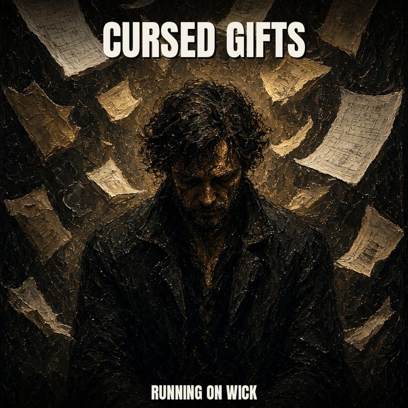 Running on Wick, single cover from Cursed Gifts