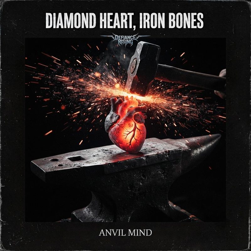 Anvil Mind, single cover from Diamond Heart, Iron Bones