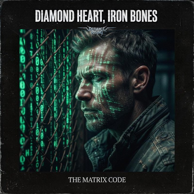The Matrix Code, single cover from Diamond Heart, Iron Bones