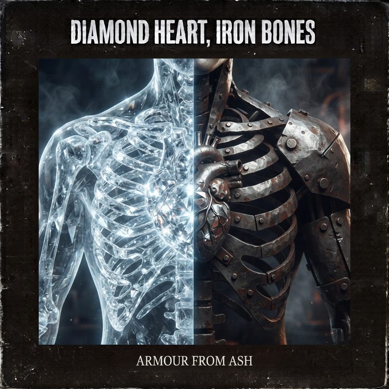 Armour from Ash, single cover from Diamond Heart, Iron Bones