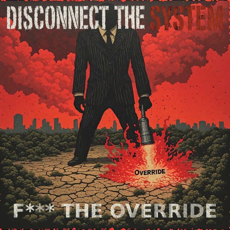 F*** the Override, single cover from Disconnect the System
