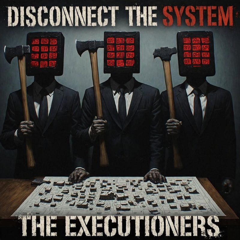 The Executioners, single cover from Disconnect the System