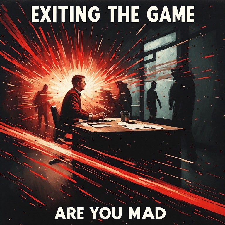Are You Mad, single cover from Exiting the Game