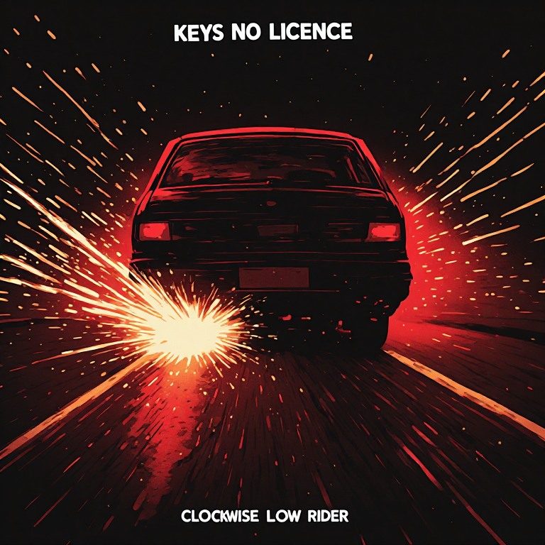 Clockwise Low Rider, single cover from Keys No Licence