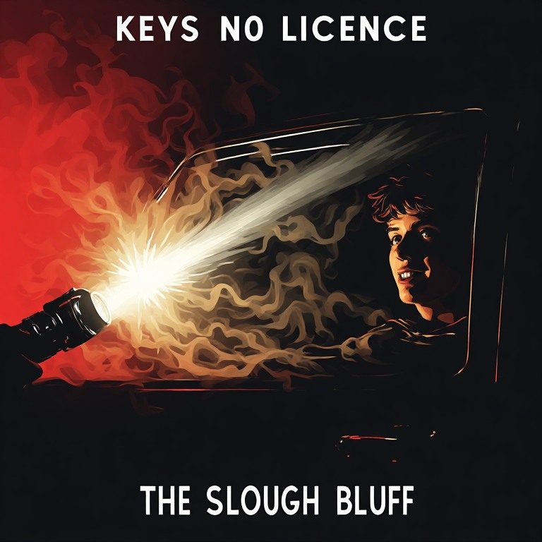 The Slough Bluff, single cover from Keys No Licence