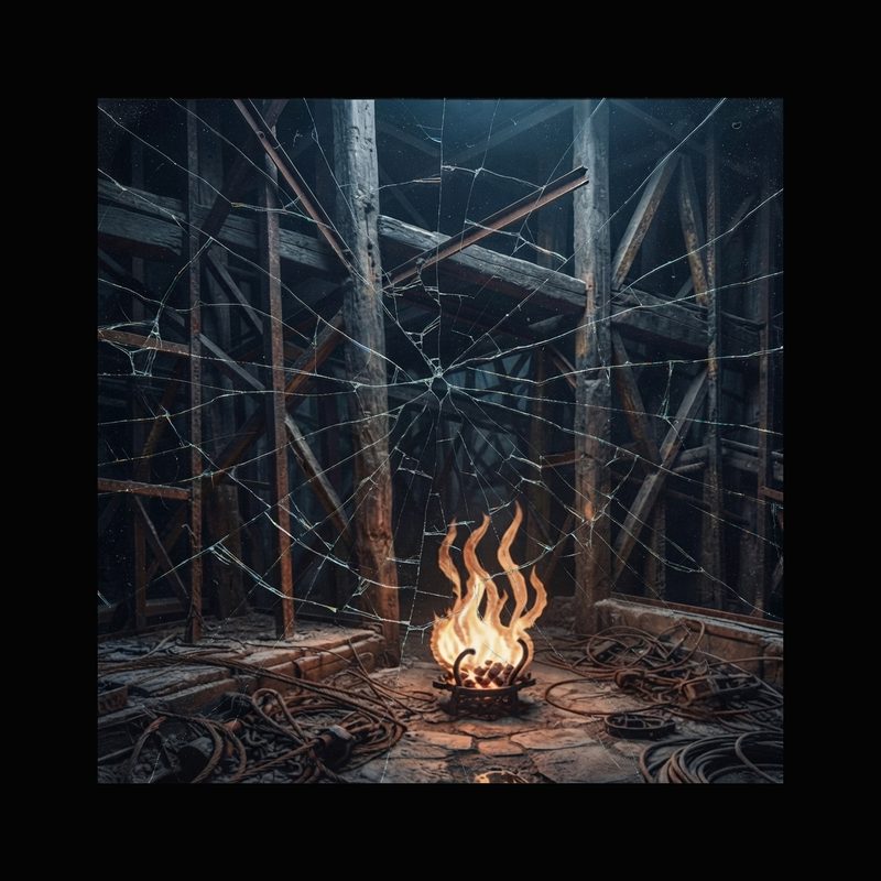 Iron and Concrete, single cover from Shattered Illusions & Dark Desires