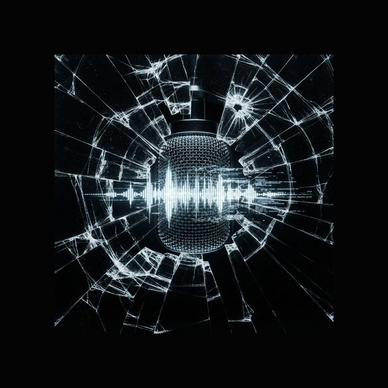 Verbal Precision, single cover from Shattered Illusions & Dark Desires