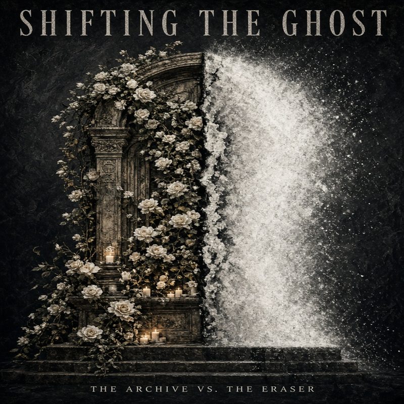 The Archive vs. The Eraser, single cover from Shifting the Ghost