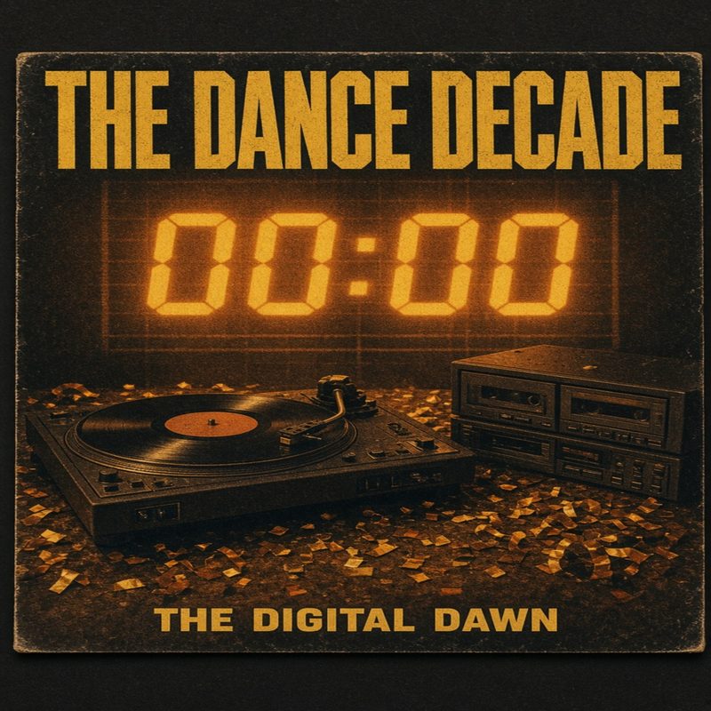 The Digital Dawn, single cover from The Dance Decade